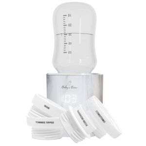 Baby's Brew Portable Baby Bottle Warmer 3.0 in Marble, with Adapters - New
